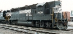 NS 7000 sits at the fuel racks at Glenwood Yard